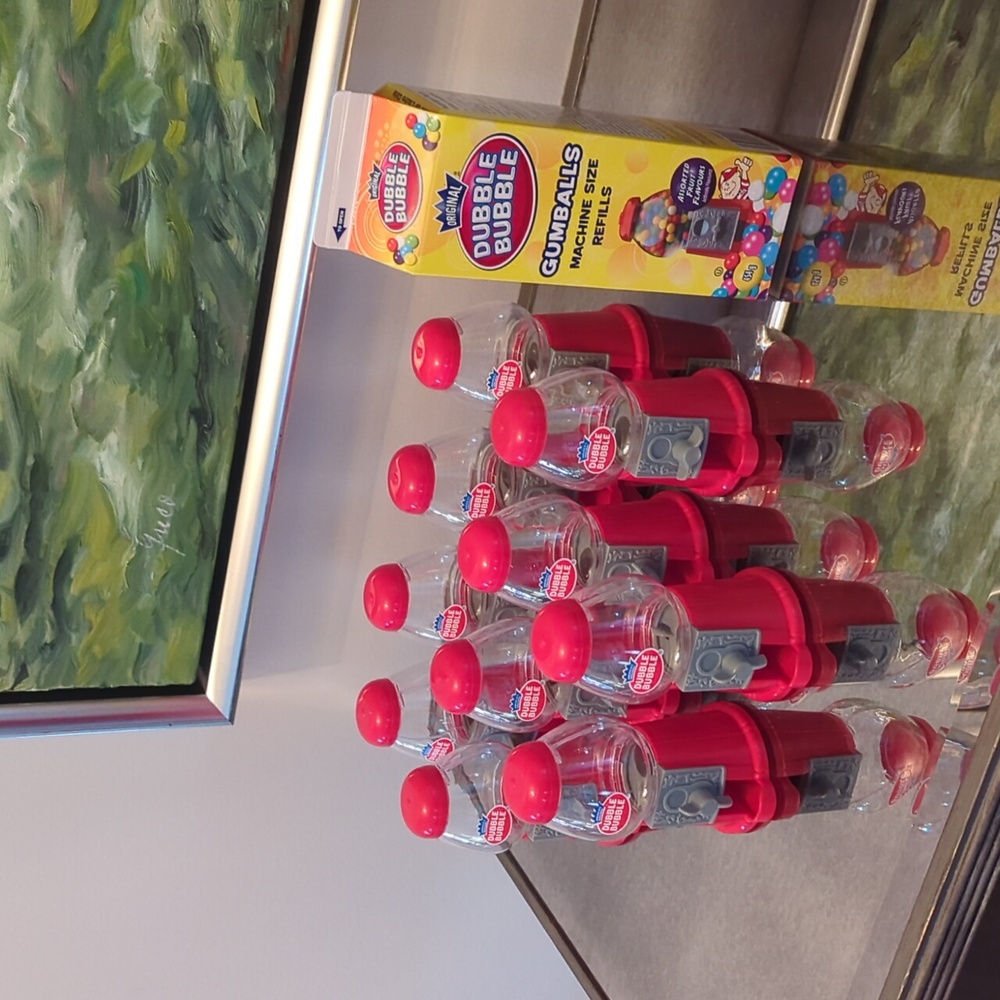 Dubble Bubble mini gum ball machines